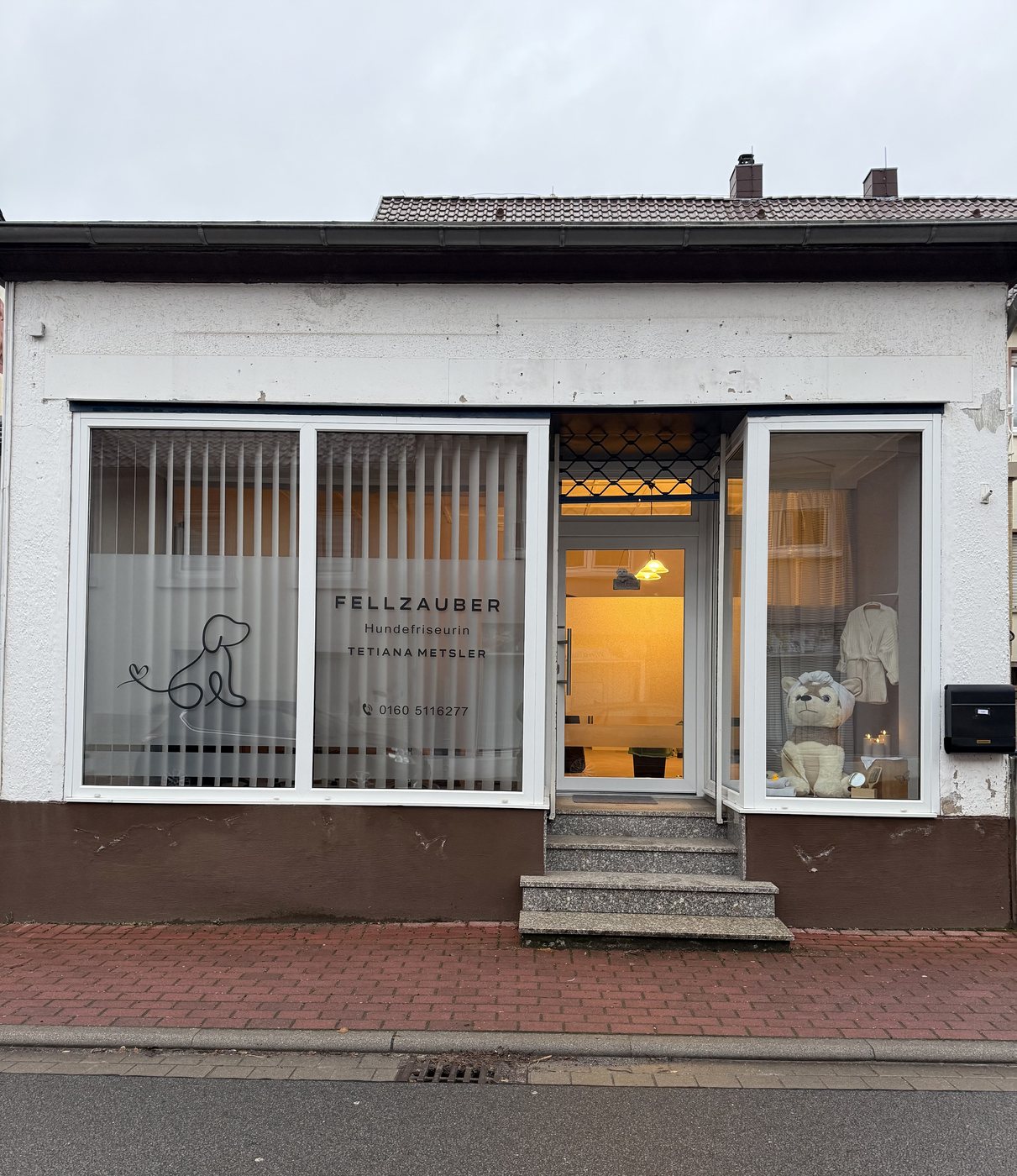 Außenansicht des Fellzauber Hundesalons